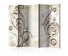 Paravento 5 Pannelli - Stone Butterfly Ii 225x172cm Erroi...