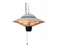 Stufa Elettrica Da Soffitto Per Esterno 1500w Qlima Pec2015 Silver...