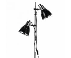 Lampada Da Terra 2 X 60w E27 Ideal Lux Nero...