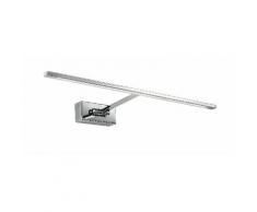 Applique Minimal Metallo Cromato Lampada Da Bagno Led 4 Watt Luce ...