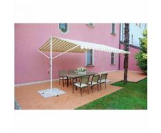 Gazebo Da Giardino In Ferro 4x4m Vorghini Marquise Giallo E Marron...
