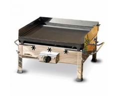 Barbecue Fornello A Gas Gpl Con Piastra In Ghisa Asportabile Ferra...