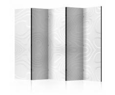 Paravento 5 Pannelli - White Waves Ii 225x172cm Erroi...