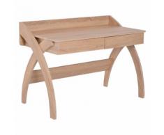 Scrivania Da Ufficio In Legno Rovere 120x60x84 Cm Benzoni...
