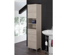 Mobile Da Bagno Colonna Porta Asciugamani 45cm Rovere Chiaro...