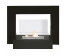 Camino A Bioetanolo Da Pavimento 60x80x23cm Karlsen Asiago Nero...