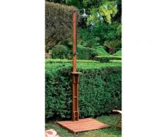 Doccia Da Giardino 70x70cm In Legno Con Pedana Bestway Caraibi...