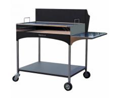 Barbecue A Legna Con Griglia In Acciaio Famur Bk 10 Elite...