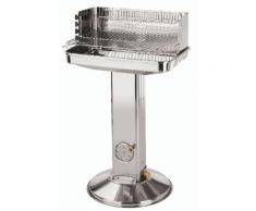Barbecue A Carbone Con Griglia 54x34cm In Acciaio Soriani Sun-day...