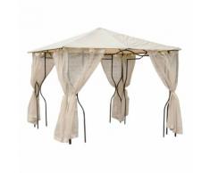 Gazebo Da Giardino In Acciaio Con Zanzariera 3x3m Adami Colorado...