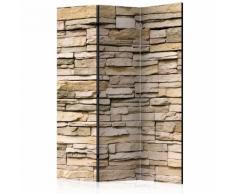 Paravento 3 Pannelli - Decorative Stone 135x172cm Erroi...