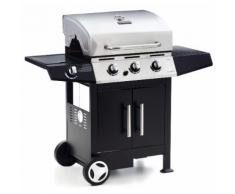 Barbecue A Gas 3 Bruciatori Con Fornello Laterale Sochef Golosone ...