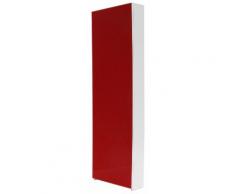 Scarpiera A Anta Unica In Vetro E Legno Valdomo Cristal Rossa...