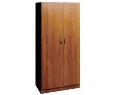 Armadio Portascope 2 Ante E 5 Ripiani In Legno Valdomo Noce...