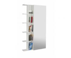 Scarpiera Libreria 5 Ripiani In Melaminico 88,5x23x160cm Tft Sc Bi...