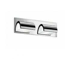 Applique Bagno 2 Luci Alluminio Cromo Diffusori Arco Acrilico Led ...