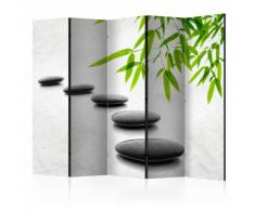 Paravento 5 Pannelli - Zen Stones Ii 225x172cm Erroi...
