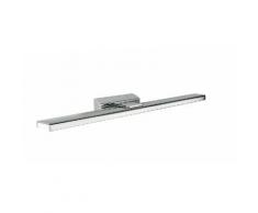 Applique Alluminio Cromato Diffusore Acrilico Lampada Da Bagno Led...