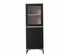 Vetrinetta Stile Classico Con 2 Ante E 1 Scompartimento In Legno R...