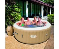Piscina Idromassaggio Riscaldata Gonfiabile Bestway Lay-z-spa Palm...