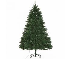 Albero Di Natale Artificiale 210 Cm 700 Luci Led Verde Benzoni...