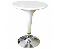 Tavolino Da Bar In Abs Bianco Con Alzata A Gas Tosini Hc 170w...
