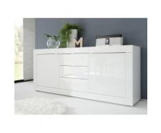 Credenza Mobile Da Salotto 2 Porte 3 Cassetti 210x43x86cm Tft Bas...