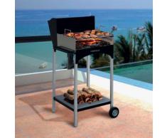 Barbecue A Legna Con Griglia In Acciaio Famur Bk 6 Eco...