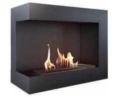 Camino A Bioetanolo Da Incasso 60x48x28cm Flig Tampa Nero Angolo A...