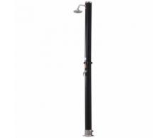 Doccia Solare Da Giardino 20l Portatile Acqua Fredda-calda 60° Ner...