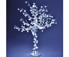 Albero Di Natale Luminoso Con 384 Led Bianco Freddo H150cm Adami C...