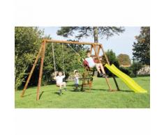 Area Giochi Altalena Scivolo Playground In Legno H235cm New Plast ...