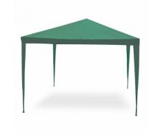 Gazebo Struttura In Acciaio Tessuto Verde 3x4 Metri...
