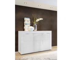 Credenza Mobile Da Salotto 3 Porte 138x42x84cm Tft Build Bianco L...
