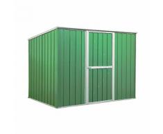 Casetta Box Da Giardino In Lamiera Verde Per Deposito Attrezzi 260...