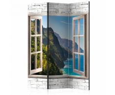 Paravento 3 Pannelli - Seaside Hills 135x172cm Erroi...