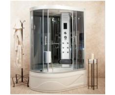Box Doccia Idromassaggio 130x85 Cm Vasca Sauna E Bagno Turco Voric...