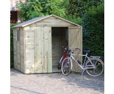 Casetta Box Capanno In Legno Per Attrezzi Con Porta E Finestra 220...