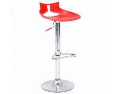 Sgabello Bar In Nylon My Office Funny Rosso...