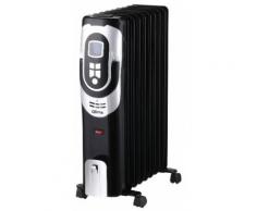 Stufa Termosifone Ad Olio 1500w Qlima Eor1515 Lcd Nero...