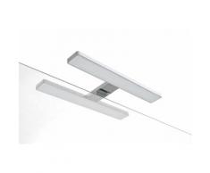 Lampada A Led Da Bagno 12w In Metallo 30x10x8cm Tft Zar Cromata...