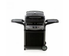 Barbecue A Gas Sistema Roccia Lavica Con Ripiani Laterali Sochef S...