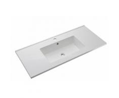 Lavabo Da Incasso 101x46,5x2 Cm In Resina Tftbianco Lucido...