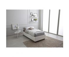 Letto Sommier Singolo In Similpelle Bianca Zara Visson...