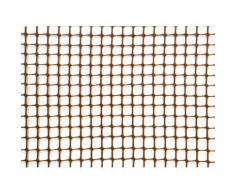 Rete Quadra Da Giardino 10mm In Plastica 1x30m Rama Mirror Marrone...