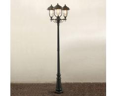 Konstmide Romantico candelabro a 3 lanterne PARMA, verde