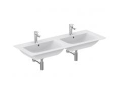 Ideal Standard Connect Air - Lavabo doppio, 1240x460 mm, con troppopieno, bianco E027301
