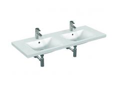 Ideal Standard Connect - Doppio lavabo 1300 x 490 x 170 mm, bianco E813601