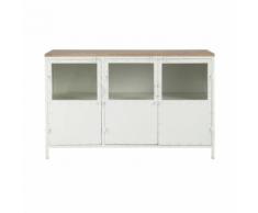 Credenza bianca in metallo L 130 cm Copernic