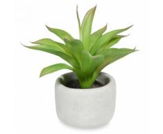Pianta succulenta artificiale in vaso